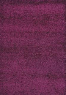 Kusový koberec Shaggy Plus Purple 957, 60 x 115 cm (koberec Shaggy Plus fialová 957,Shaggy Plus Purple 957)