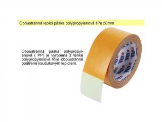 Oboustranná lepící páska - 25 metrů s textilní výstuží