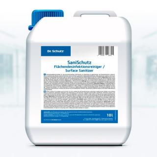 SaniSchutz  Dezinfekce na povrchy - 10 L (čistíci-ošetřující prostředky a laky na podlahu)