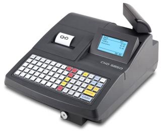 CHD 5850, obchodní pokladna  Obchodní pokladna bez pokladní zásuvky připravená pro EET (e-tržby), vhodná do velkých prodejen