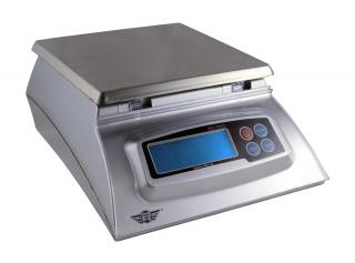 MyWeigh KD-7000, 7kg/1g, 175mmx175mm, stříbrná technologická  Technologická gastro váha pro kontrolní vážení