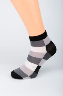 Dámské kotníkové ponožky KOSTKA 1. Velikost: 3-4 (EU 35-37), 2. Barva: Červená