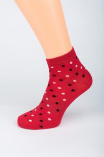 Dámské kotníkové ponožky PUNTÍK 1. Velikost: 3-4 (EU 35-37), 2. Barva: světle šedá