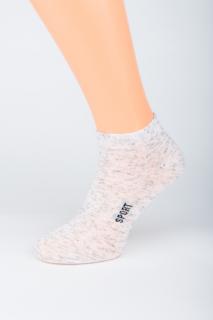 Dámské kotníkové ponožky SPORT MELÍR 1. Velikost: 3-4 (EU 35-37), 2. Barva: 5 ks MIX