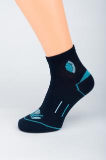 Dámské kotníkové ponožky TMAVÝ BALL 1. Velikost: 5-6 (EU 38-39), 2. Barva: 5 ks MIX