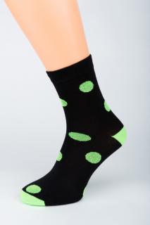 Dámské ponožky stretch Koule 1. Velikost: 5-6 (EU 38-39), 2. Barva: Červená