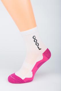 Dámské sportovní ponožky COOL BÍLÁ 1. Velikost: 3-4 (EU 35-37), 2. Barva: 5 ks MIX