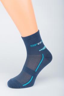 Dámské sportovní ponožky SPEED 1. Velikost: 5-6 (EU 38-39), 2. Barva: 5 ks MIX tmavá
