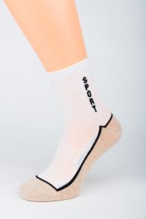 Dámské sportovní ponožky SPORT BÍLÁ 1. Velikost: 3-4 (EU 35-37), 2. Barva: 5 ks MIX