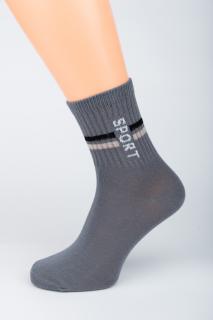 Dámské sportovní ponožky SPORT STYL 1. Velikost: 3-4 (EU 35-37), 2. Barva: Černá