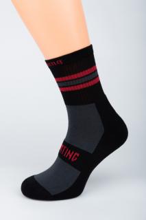 Dámské sportovní ponožky SPORTING 1. Velikost: 3-4 (EU 35-37), 2. Barva: středně šedá/tmavě šedá