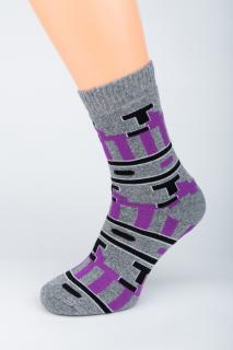 Dámské termo ponožky STYLE 1. Velikost: 3-4 (EU 35-37), 2. Barva: středně modrá