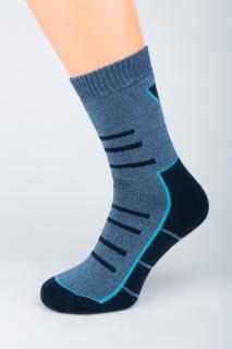Dámské termo ponožky TREKING 1. Velikost: 3-4 (EU 35-37), 2. Barva: světle šedý melír/černá