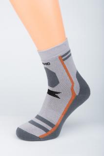 Dámské zimní ponožky GAPO TMAVÁ 1. Velikost: 3-4 (EU 35-37), 2. Barva: tmavě šedý melír/černá
