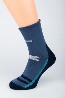 Dámské zimní ponožky ZDRAVOTNÍ GAPO 1. Velikost: 3-4 (EU 35-37), 2. Barva: Ocelová/modrá