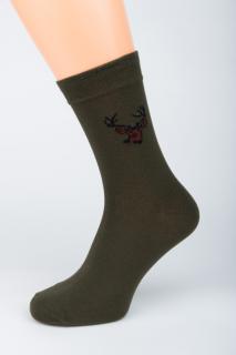 Myslivecké ponožky Stretch 1. Velikost: 9-10 (EU 43-45), 2. Barva: žalud