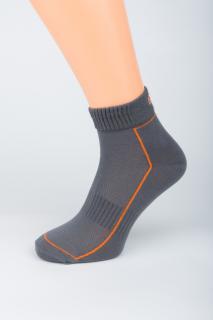 Pánské kotníkové ponožky ANTIBAKTERIA FIT 1. Velikost: 11-12 (EU 47-48), 2. Barva: Ocelová modř