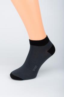 Pánské kotníkové ponožky SPORT NEW 1. Velikost: 10-11 (EU 45-47), 2. Barva: Ocelová modř
