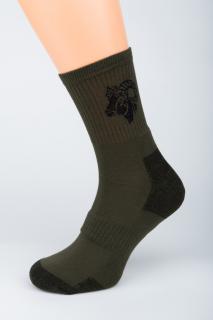 Pánské sportovní ponožky MYSLIVEC 1. Velikost: 11-12 (EU 47-48), 2. Barva: pes