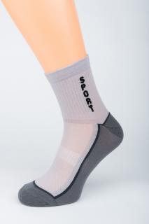 Pánské sportovní ponožky SPORT 1. Velikost: 11-12 (EU 47-48), 2. Barva: středně šedá/tmavě šedá