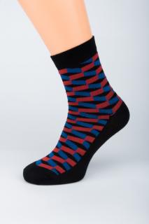 Veselé ponožky CRAZY 3D NEW 1. Velikost: 11-12 (EU 47-48), 2. Barva: Červená