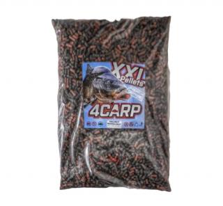 4Carp Krmné vnadící pelety 5kg/ 7mm 4carp peletky 7: Black Halibut/Spicy Crill
