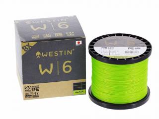 Westin Pletená Šnůra W6 8 Braid Lime Punch metráž z navíječky průměr: W6 0,08mm 3,7kg