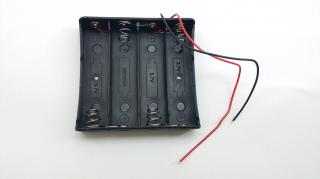 Držák na baterie , 4 akumulátorové články 18650