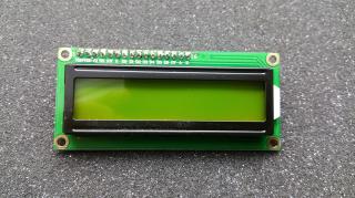 I2C LCD IIC displej znakový 16x2 zelený