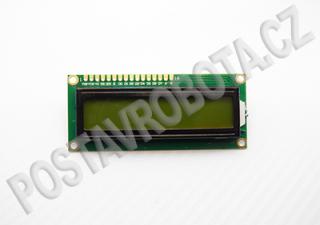 LCD displej znakový 16x2 zelený (řadič HD44780)