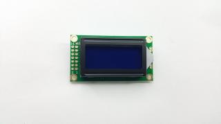 LCD displej znakový 8x2 modrý (řadič HD44780)