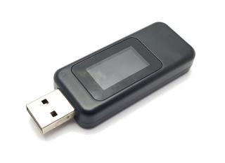 Měřič proudu,napětí a kapacity USB LCD displej