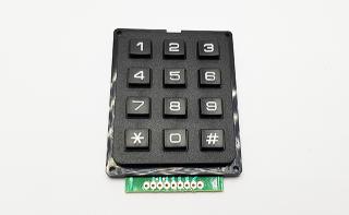 Plastová numerická klávesnice 4x3