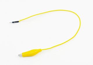 Propojovací kabel s krokosvorkou silikonový samec 30cm