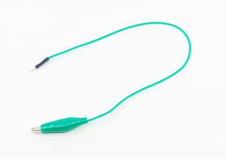 Propojovací kabel s krokosvorkou silikonový samec 30cm