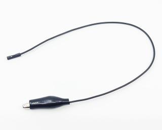 Propojovací kabel s krokosvorkou silikonový samice 30cm