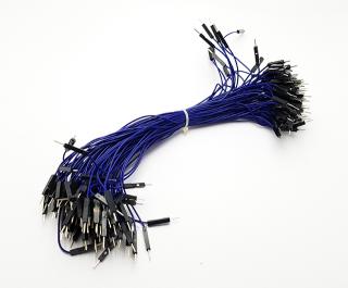 Propojovací kabely 100ks samec-samec 20cm