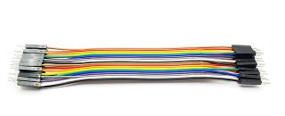 Propojovací kabely 20ks samec-samec 15cm CCA