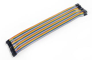 Propojovací kabely 40ks samec-samec 30cm měď