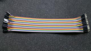 Propojovací kabely 40ks samec-samice 30cm CCA