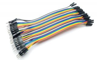 Propojovací kabely 40ks samice-samec 15cm CCA