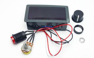 PWM generátor pro řízení otáček DC motoru 8A do panelu