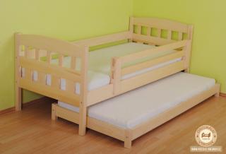 Jednolůžková dětská postel Dorka Varianta produktu: Přistýlka, Zvolte rozměr matrace (cm): 195 x 85