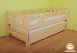 Jednolůžková dětská postel Marcela PLUS Varianta produktu: Základní varianta, Zvolte rozměr matrace (cm): 195 x 85