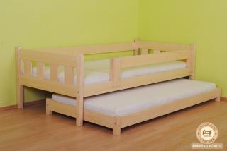 Jednolůžková dětská postel Marcela Varianta produktu: Přistýlka, Zvolte rozměr matrace (cm): 195 x 85