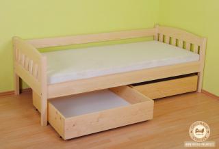 Jednolůžková dětská postel Nikoleta Varianta produktu: Úložný prostor 1ks, Zvolte rozměr matrace (cm): 195 x 85