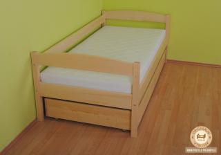 Jednolůžková postel Ája Varianta produktu: Úložný prostor 1ks, Zvolte rozměr matrace (cm): 195 x 85
