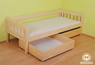 Jednolůžková postel Dana Varianta produktu: Úložný prostor 1ks, Zvolte rozměr matrace (cm): 195 x 85