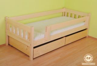 Jednolůžková postel Dana Varianta produktu: Úložný prostor 2ks, Zvolte rozměr matrace (cm): 195 x 85