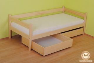 Jednolůžková postel Danka Varianta produktu: Úložný prostor 1ks, Zvolte rozměr matrace (cm): 195 x 85